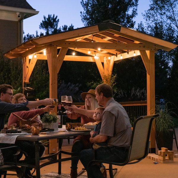 Granada Grill Gazebo with Outdoor Bar - Image 4