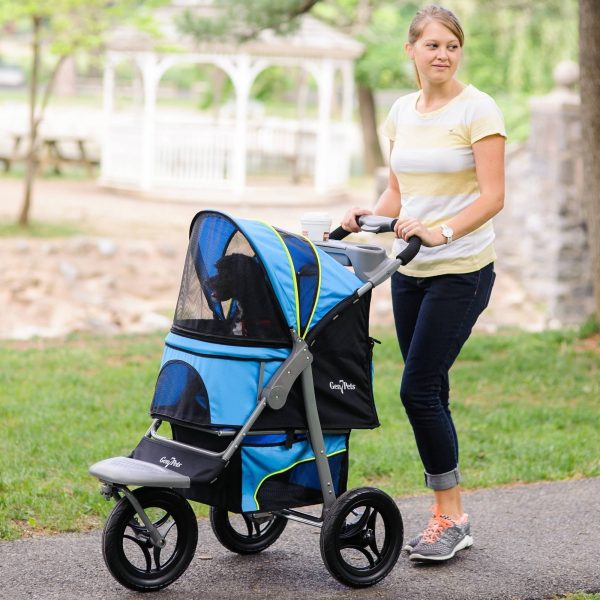 Gen7Pets Jogger Dog Stroller, Trailblazer Blue, 38 - Image 4