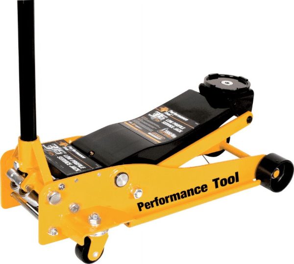 Performance Tool 3.5 Ton (7,000 lbs.) Capacity Low Profile Service Jack (W1627) - Image 2