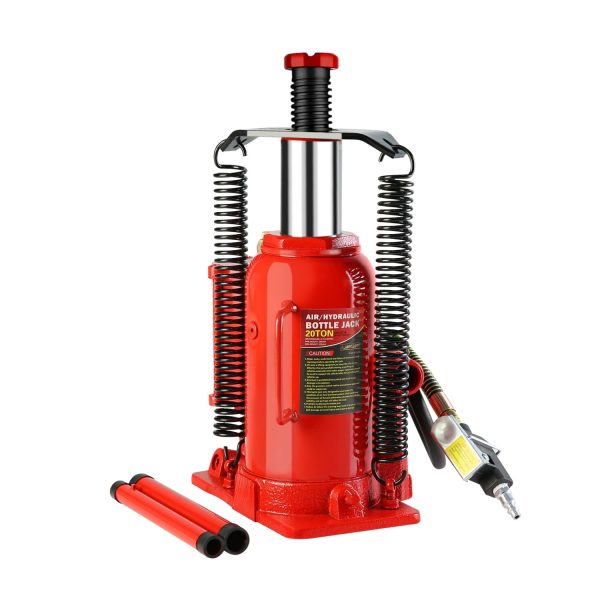 LoLado 20 Ton Air Hydraulic Bottle Jack, with Manual Hand Pump Used for The Maintenance of Automobiles, Agricultural Vehicles, Heavy Trucks, Mobile Machinery, and Heavy Equipment