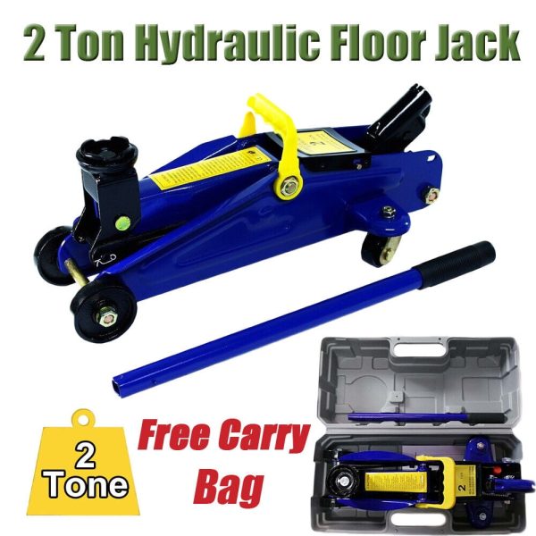 Dayplus Hydraulic Floor Trolley Jack 2Ton 2000kg Tonne Car Van SUV High Lift 140-290mm