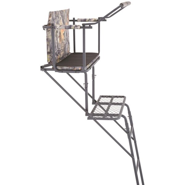 Guide Gear 16.5' 2-Man Ladder Tree Stand for Hunting Elevated Climbing Seat Hunting Gear Equipment Accessories - Image 3