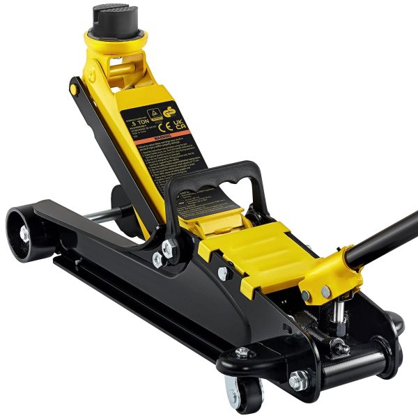 SKYSHALO 2.5 ton Heavy Steel Single Piston Hydraulic Pump Low Profile Floor Jack - Image 9