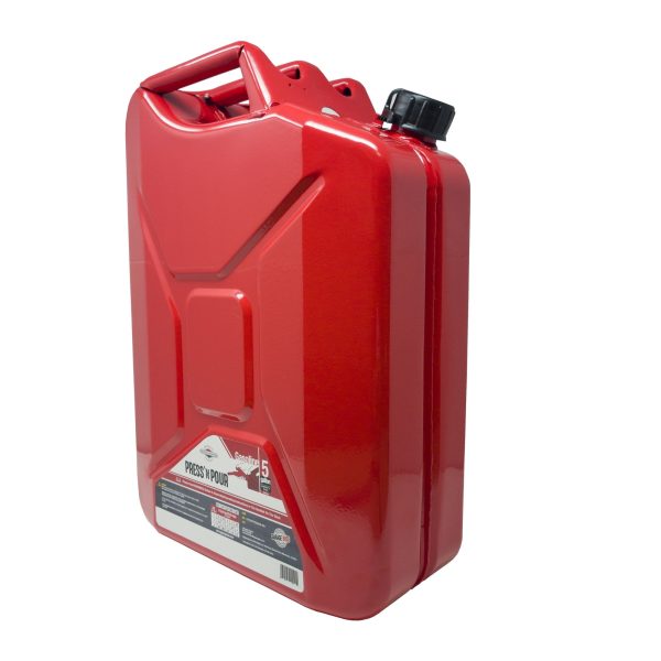 Garage Boss 5 Gallon Press N Pour Metal Jerry Can - Image 5