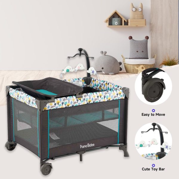 Portable Playard Comfortable Mattress Changing - Image 6