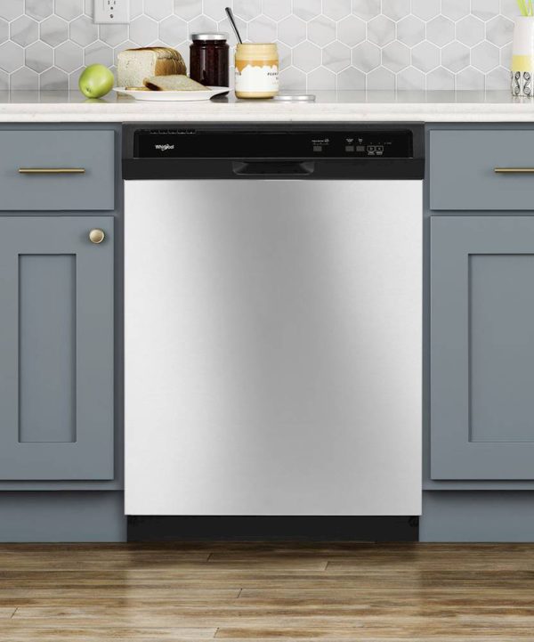 Whirlpool - 24" Built-In Dishwasher - Stainless steel - Image 6