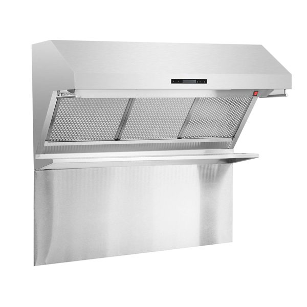 Savona - 48" Wall Mount Range Hood with Hybrid Filters & Back Splash - Image 3