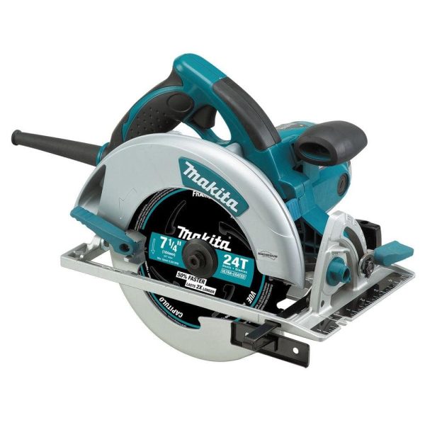 15 Amp 7-1/4 in. Corded Lightweight Magnesium Circular Saw with LED Light, Dust Blower, 24T Carbide blade, Hard Case 5007MG - Image 3