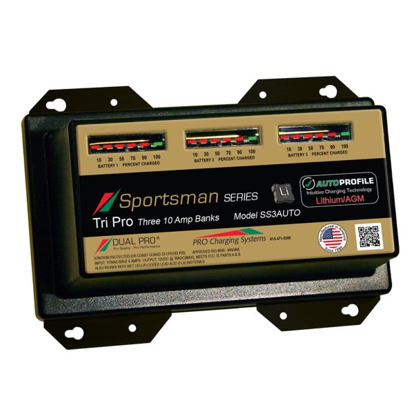 Dual Pro SS3 Auto 30A - 3-Bank Lithium/AGM Battery Charger - Image 2