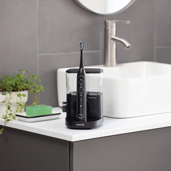 Waterpik Sonic-Fusion 2.0 Professional Flossing Toothbrush， Electric Toothbrush and Water Flosser Combo In One， Black💝 Last Day For Clearance - Image 11