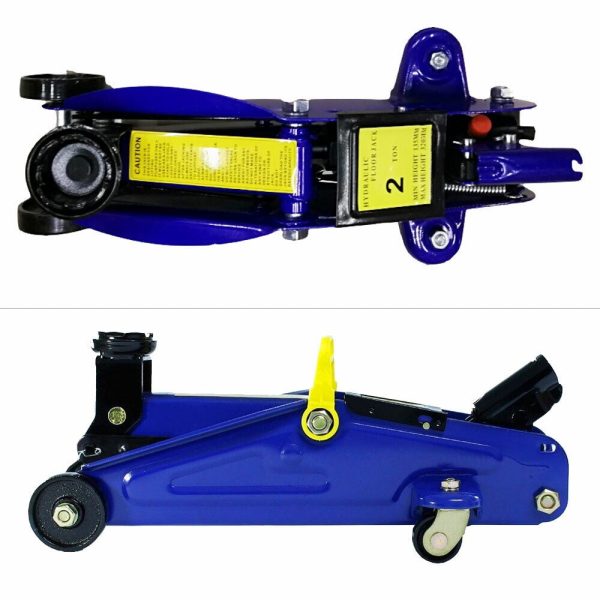 Bowoshen 2 Ton 2T 2000kg Heavy Duty Car Van 4x4 Hydraulic Floor Trolley Jack in CASE - Image 3