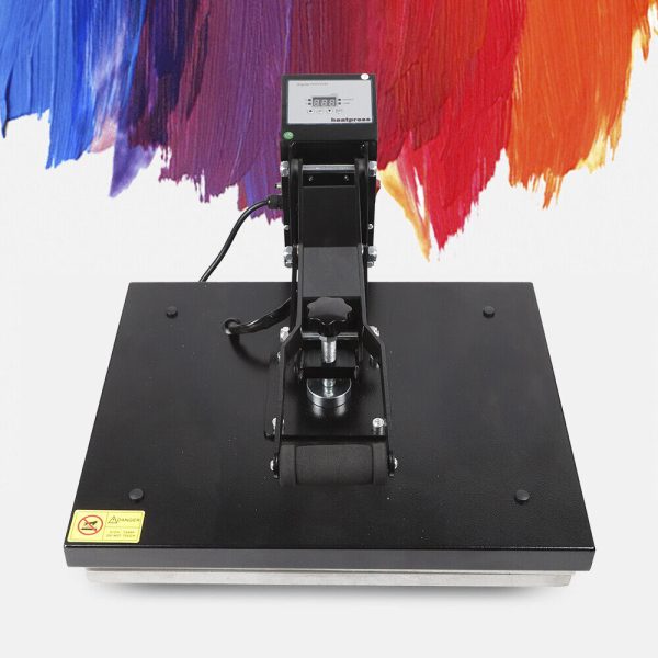 DENEST 16" x 20" Clamshell Heat Press Machine DIY T-shirt Sublimation Digital Transfer - Image 7