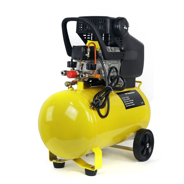 STARK USA Portable 10 Gallon Quiet Air Compressor 3.5HP Air Compressor Horizontal Tank Brand New - Image 2