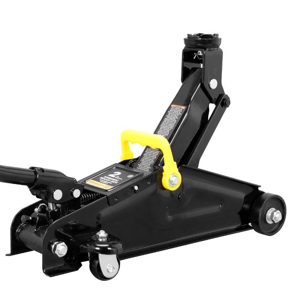 Torin Hydraulic Trolley Service/Floor Jack Combo with 2 Jack Stands, 2 Ton (4,000 lb) Capacity, Black, W8201-B - Image 2