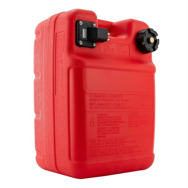 TFCFL Red 6.34 Gallons Portable Boat Fuel Tank Marine Outboard Fuel Tank/Fuel Line - Image 3