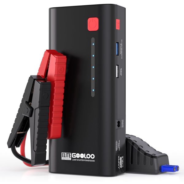 GOOLOO Car Jump Starter,2000A Jumper Pack (Up to 8.0L Gas and 6.0L Diesel Engine),12V Portable Battery Booster Box Car Starter with USB Quick Charge and LED Light - Image 10