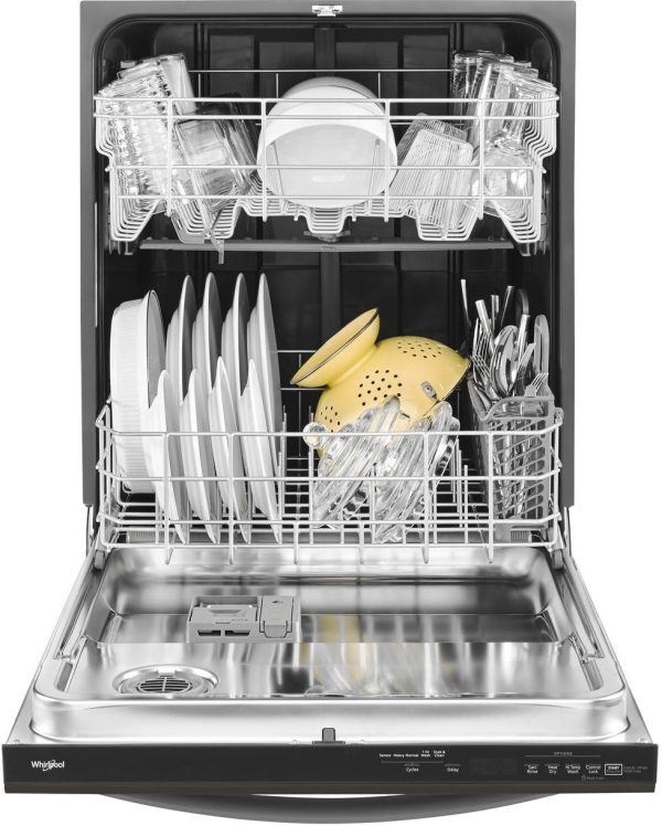 Whirlpool - 24" Built-In Dishwasher - Black stainless steel - Image 3