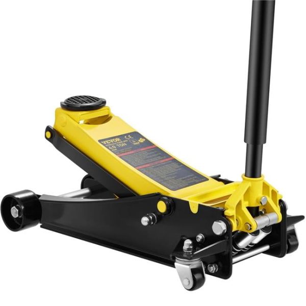 VEVOR Low Profile Floor Jack 4 Ton Heavy Duty Steel Dual Piston