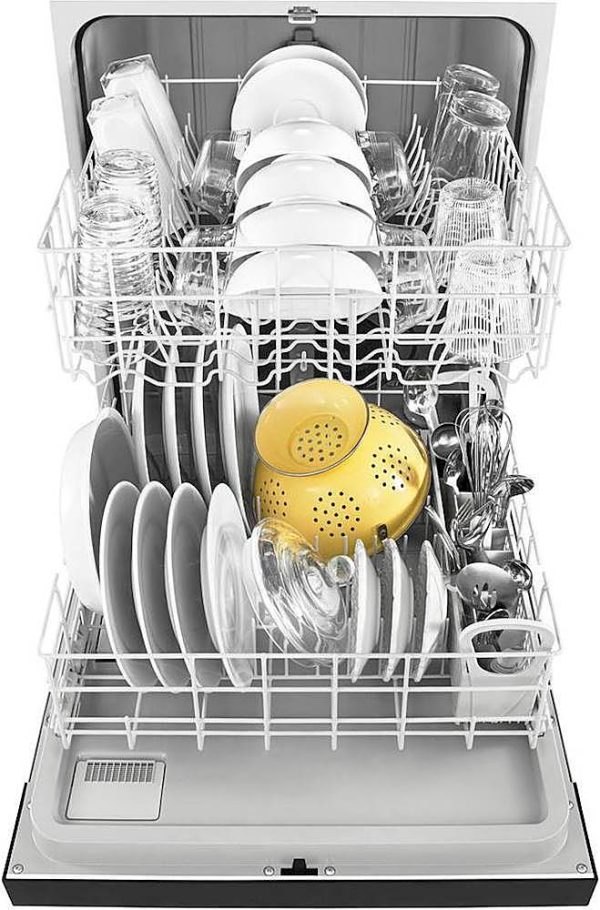 Whirlpool - 24" Built-In Dishwasher - Stainless steel - Image 4