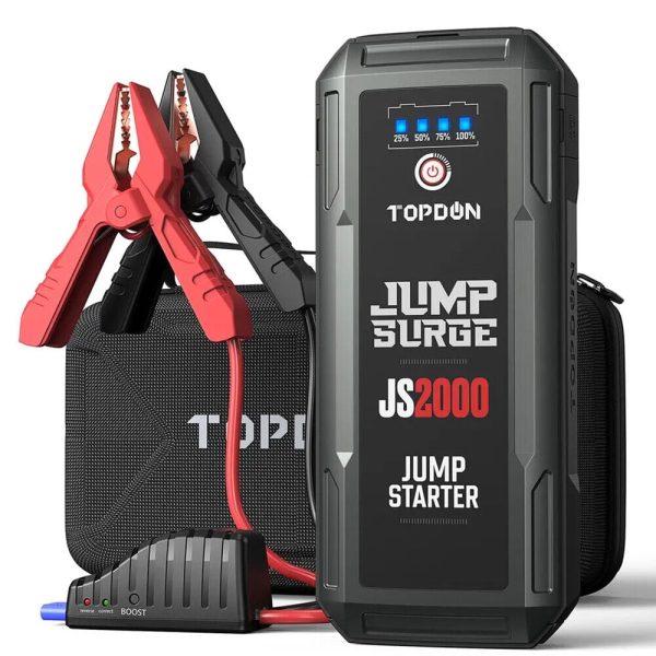 TOPDON 2000A 16000mAh JS2000 Car Jump Starter Portable Power Bank