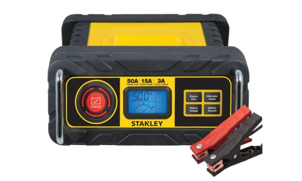 STANLEY 15 Amp Automotive Battery Charger with 50 Amp Engine Start (BC50BS) New - Image 2