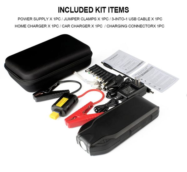 DR-8 22500 MAH Portable Car Jump Starter Booster Charger Battery Power Ban