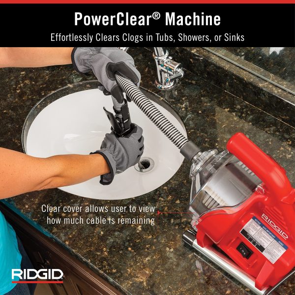 Ridgid 55808 PowerClear Cleaning Blockages - Image 4